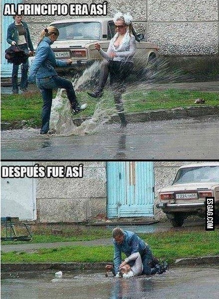 Todo era divertido hasta que...
