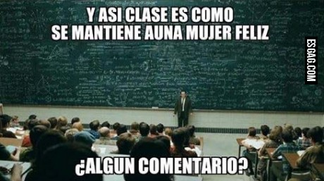 Clase breve sobre cómo mantener la felicidad de una mujer 