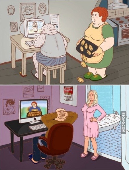 Un hombre nunca se conforma???