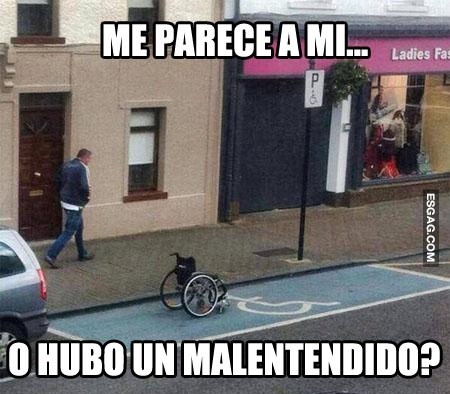 Si dejaste tu silla de ruedas, entonces puedes caminar?