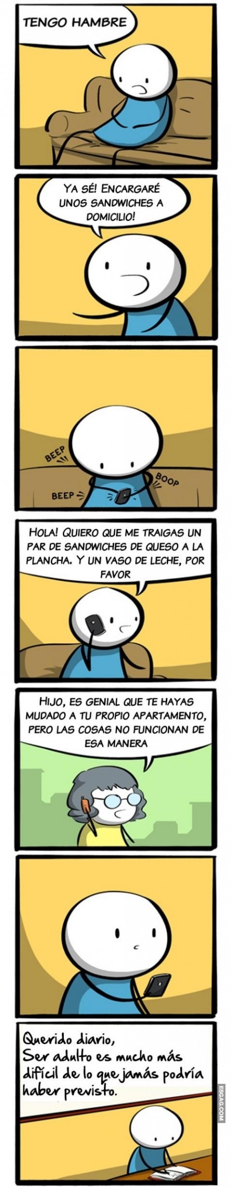 Es tan dura la vida adulta
