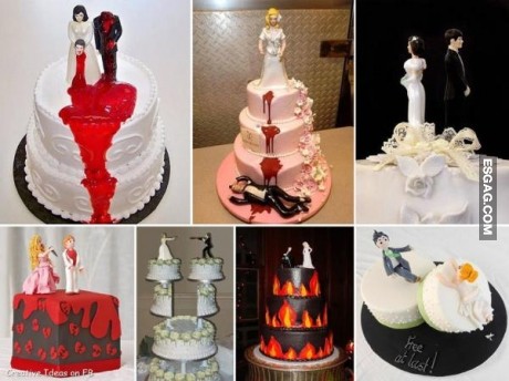 Tortas para divorcios? Si, mira...