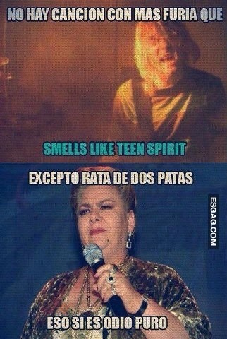 Una canción con odio puro