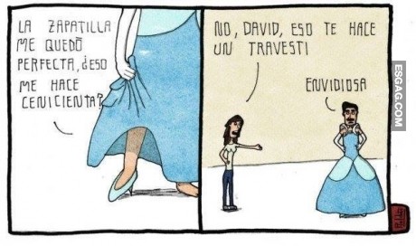 Pobre David... estaba tan entusiasmado