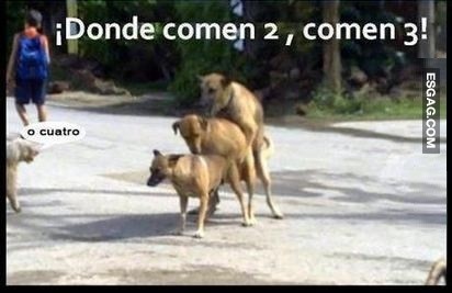Donde entran dos... entran tres?