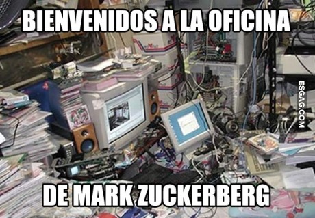 La oficina de Mark Zuckerberg