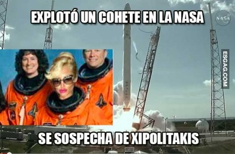 Explota un cohete en la nasa, se sospecha de Xipolitakis 