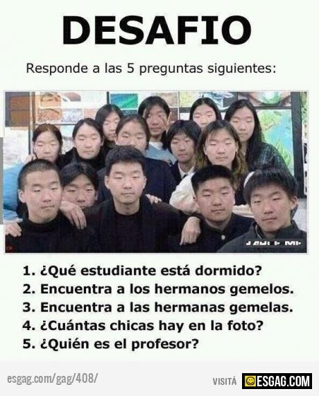 Los desaf&iacute;o a contestar estas preguntas.