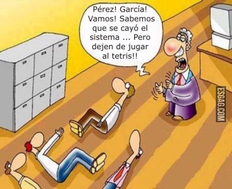 Tetris en la oficina