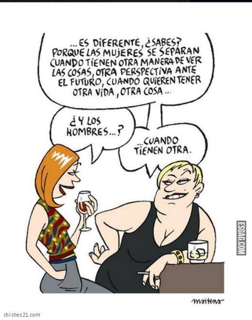 Cuando se separan las mujeres y los hombres