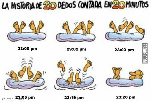 20 dedos en 20 minutos