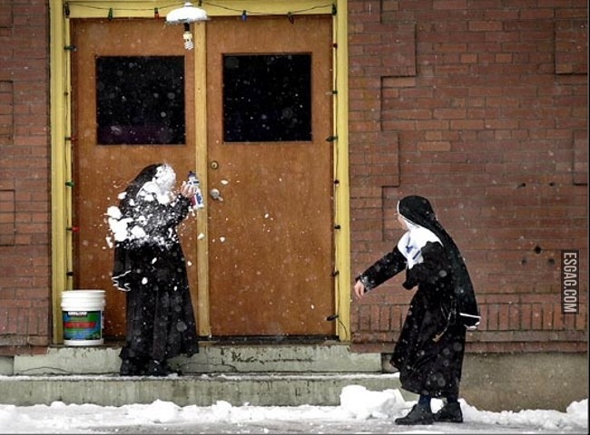 Las monjas tienen derecho a divertirse!