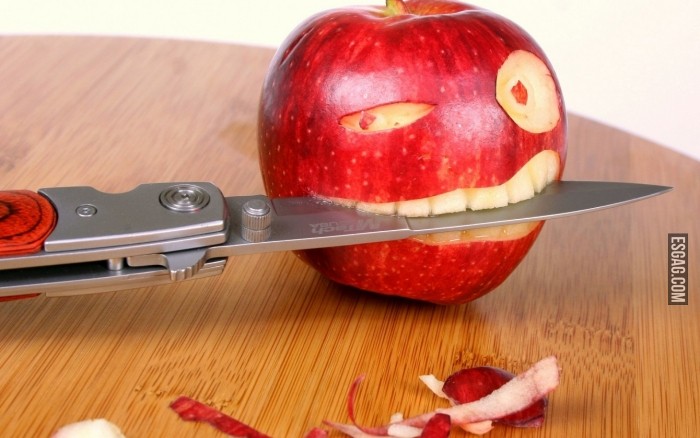 Amenaza en una manzana