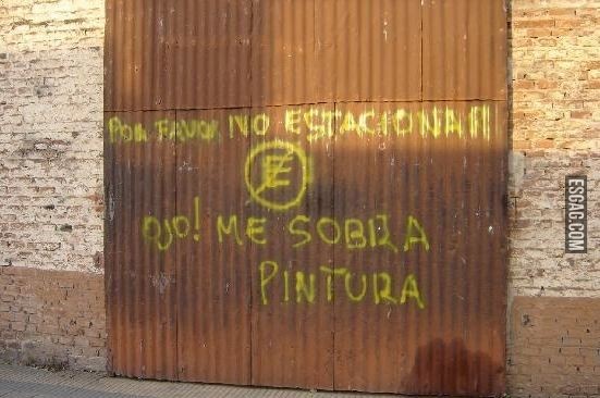 Prohibido estacionar