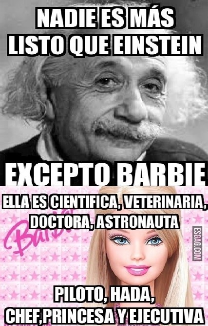 Nadie es mas listo que Einstein, excepto...