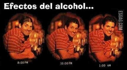 Llos efectos del alcohol