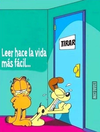 Garfield sabe,,,