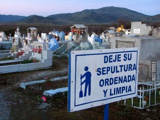 Normas de conmoriencia en el cementerio