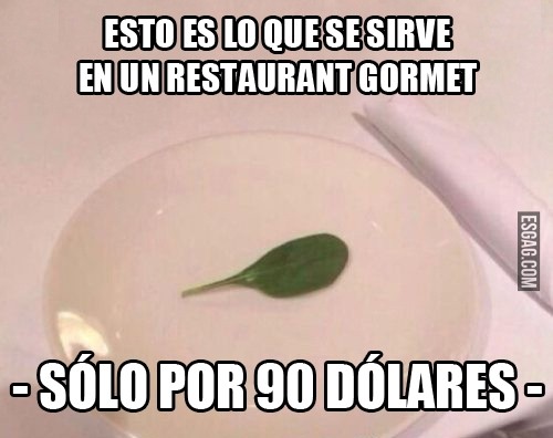 Cotización gourmet