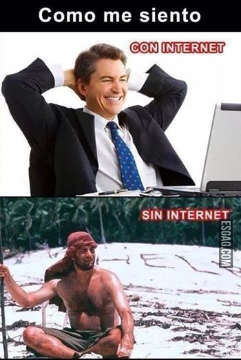 Como me siento con internet