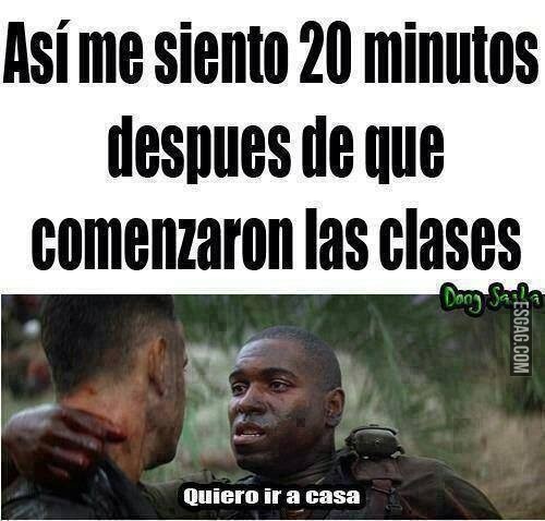 20 minutos de clase