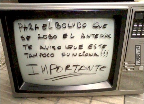 Importante advertencia