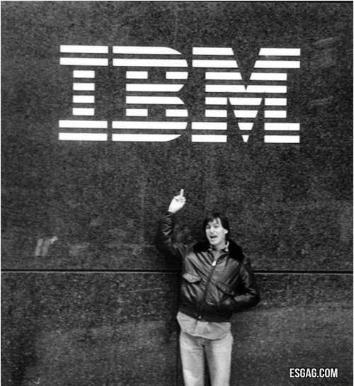 Steve Jobs y la competencia...