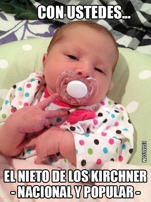 El nieto de los Kirchner