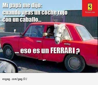 Eso es un Ferrari?