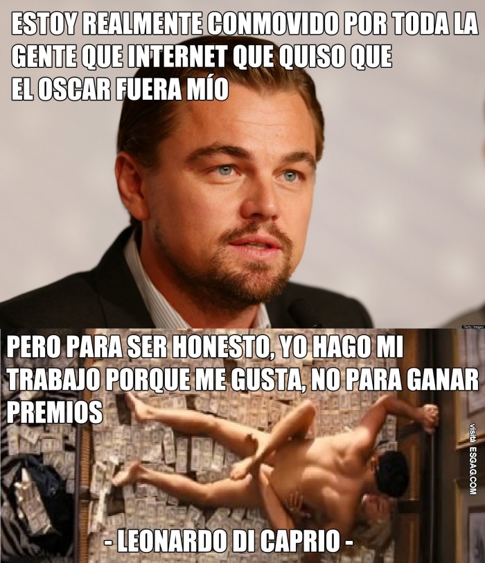 Habló Dicaprio