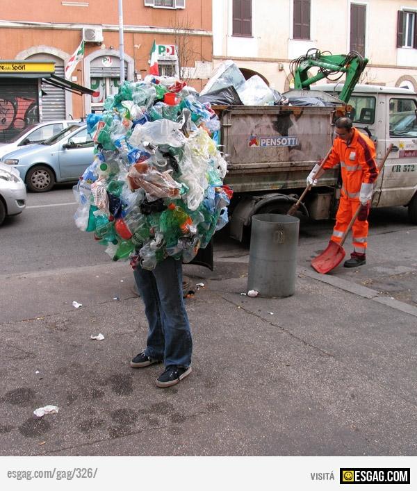 El hombre basura