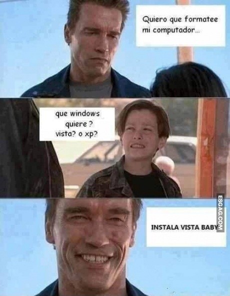 Qué windows prefiere Schwarzenegger???