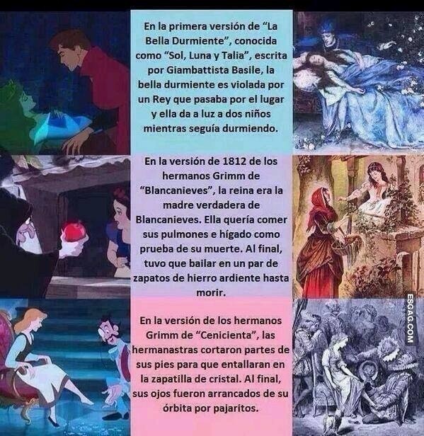 Algunos secretos de los cuentos de Disney