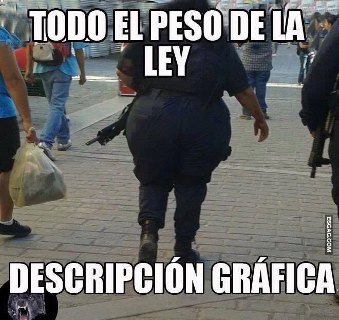 Todo el peso de la ley