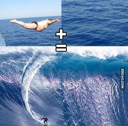 El origen de las olas...