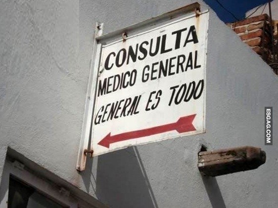 Se entiende lo que es general... no???