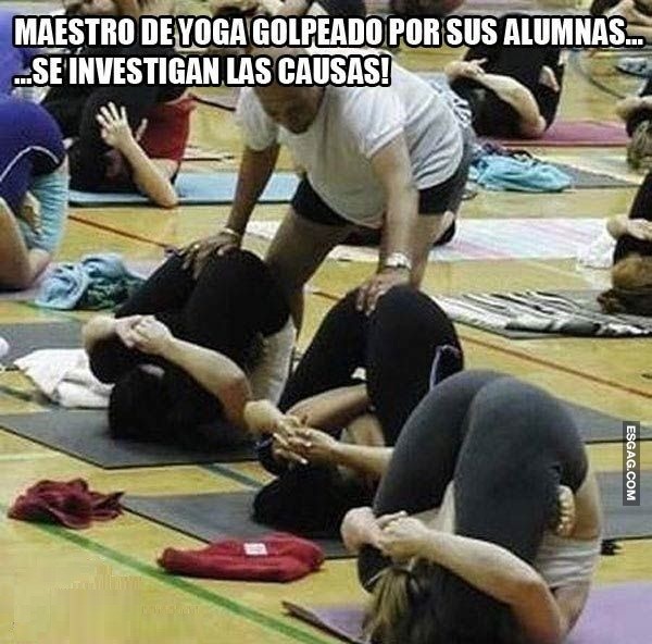 Profesor de yoga denunciado...