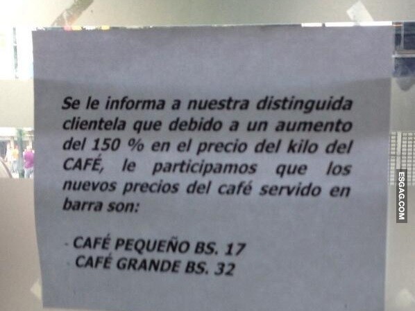 El café mas caro de tu vida!