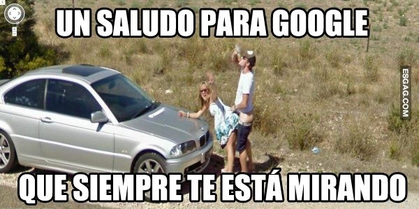 Saluda! Google te está mirando