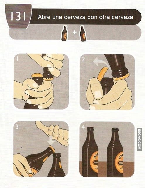 Cómo abrir una cerveza???
