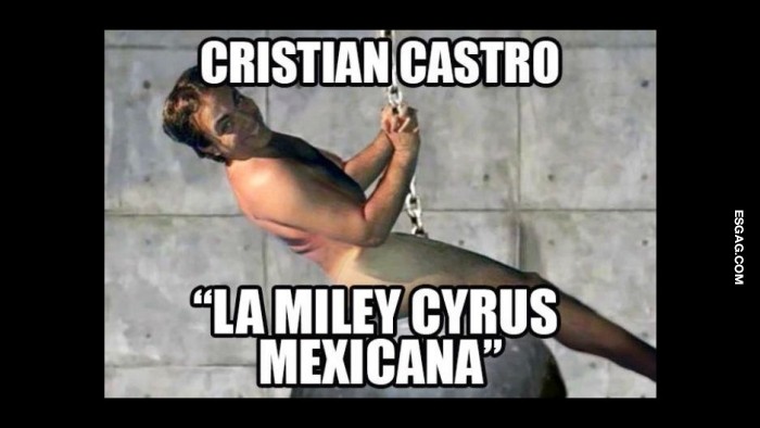 Cristian Castro, la Miley Cyrus Mexicana