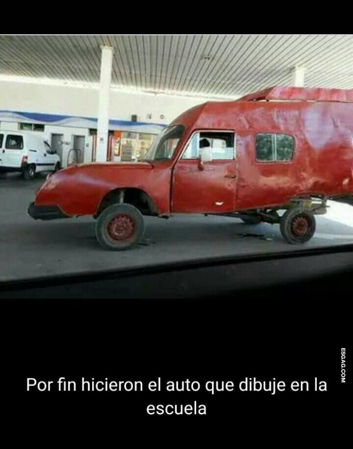 Por fin inventaron el auto que dibujé en la escuela!