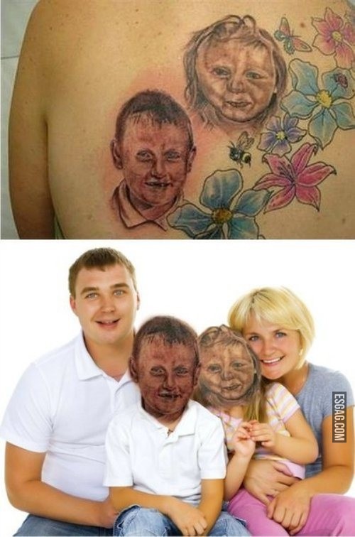 Salieron iguales en el tatuaje! WTF!?