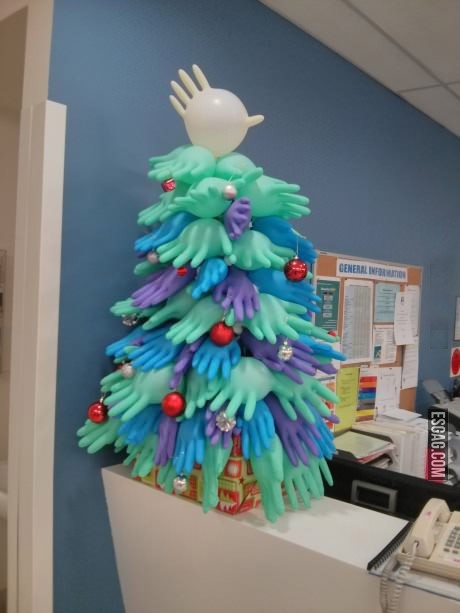 El arbol de navidad del hospital