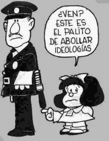 Palito de abollar ideologias