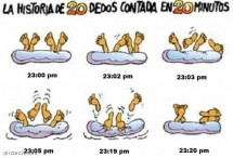 20 dedos en 20 minutos