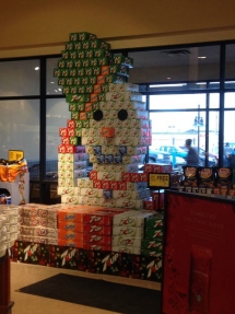 Arte con cajas de bebidas