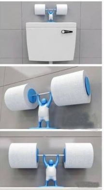 La mejor idea para el papel higienico