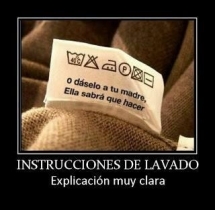 Instrucciones claras