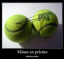 Minas en pelotas